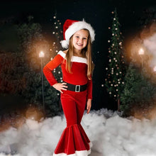 Afbeelding in Gallery-weergave laden, Fluwelen herfstoutfits voor kerstman
