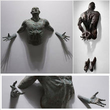 Afbeelding in Gallery-weergave laden, Kunst aan de muur sculptuur met ornament van hars
