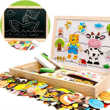 Afbeelding in Gallery-weergave laden, Magnetisch didactisch wit bord 2 in 1
