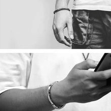 Afbeelding in Gallery-weergave laden, Paar Model Titanium Stalen Armband
