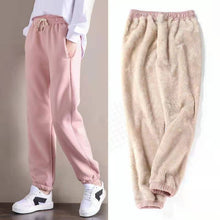 Afbeelding in Gallery-weergave laden, Fleece Gewatteerde Jogging Broek voor Dames
