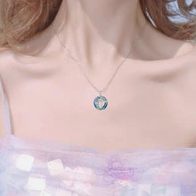 Afbeelding in Gallery-weergave laden, Levensboom kristallen hanger ketting
