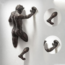 Afbeelding in Gallery-weergave laden, Kunst aan de muur sculptuur met ornament van hars
