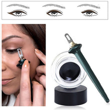 Afbeelding in Gallery-weergave laden, Gemakkelijke eyelinerpen die niet uitwrijft (met eyeliner crème)
