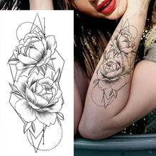Afbeelding in Gallery-weergave laden, Schets bloem tattoo stickers
