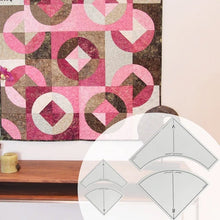 Afbeelding in Gallery-weergave laden, Snelle boogvormige Quilt Sjabloon Set
