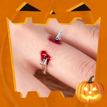 Afbeelding in Gallery-weergave laden, Gekke Halloween Spike Verstelbare Open Ring
