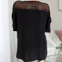 Afbeelding in Gallery-weergave laden, Geborduurd vleermuis shirt met korte mouwen

