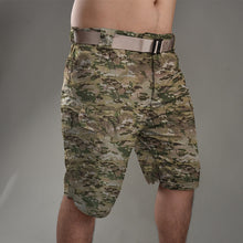 Afbeelding in Gallery-weergave laden, Tactische short in effen kleur
