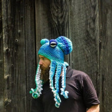 Afbeelding in Gallery-weergave laden, Gehaakte Octopus Hoed
