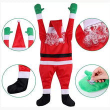 Afbeelding in Gallery-weergave laden, Hanging Climbing Santa Claus Christmas Decor
