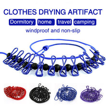 Afbeelding in Gallery-weergave laden, Portable Elastic Travel Clothes Rack
