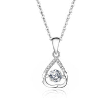 Afbeelding in Gallery-weergave laden, Glittrande Zirconia Heart Halsband
