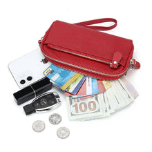 Afbeelding in Gallery-weergave laden, Leren lange clutch met grote capaciteit
