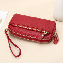 Afbeelding in Gallery-weergave laden, Leren lange clutch met grote capaciteit
