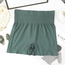 Afbeelding in Gallery-weergave laden, Hoge taille naadloze heuplift slim shorts
