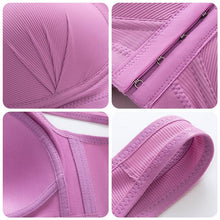 Afbeelding in Gallery-weergave laden, Plus size voorsluiting elastische push-up comfort bh
