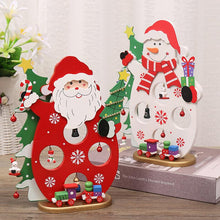 Afbeelding in Gallery-weergave laden, Houten kerstdecoratie met mini hangers
