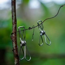 Afbeelding in Gallery-weergave laden, Stainless Steel Wire Clips for Clothes Drying
