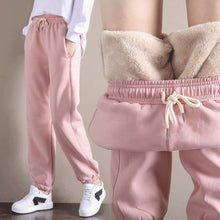 Afbeelding in Gallery-weergave laden, Fleece Gewatteerde Jogging Broek voor Dames
