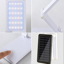 Afbeelding in Gallery-weergave laden, Op zonne-energie USB-oplaadbare tafellamp voor twee doeleinden
