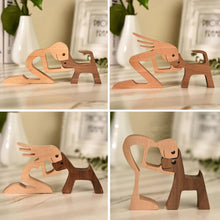 Afbeelding in Gallery-weergave laden, Dierenliefhebber - Tafelornamenten met houten sculptuur
