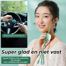 Afbeelding in Gallery-weergave laden, Intrekbare drie-in-één datakabel
