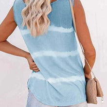 Afbeelding in Gallery-weergave laden, Casual tanktop met tie-dye knopen

