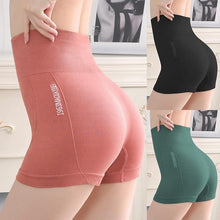 Afbeelding in Gallery-weergave laden, Hoge taille naadloze heuplift slim shorts
