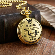 Afbeelding in Gallery-weergave laden, To My Son Quartz Pocket Chain Watch
