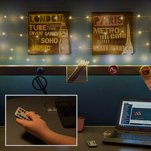 Afbeelding in Gallery-weergave laden, Kerst USB-afstandsbediening koperdraad lichtsnaar
