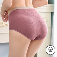 Afbeelding in Gallery-weergave laden, Plus maat katoenen middelhoge taille comfortabele ademende dames slip

