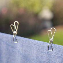 Afbeelding in Gallery-weergave laden, Stainless Steel Wire Clips for Clothes Drying
