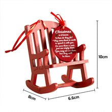 Afbeelding in Gallery-weergave laden, Kerst in de hemel Schommelstoel Ornament
