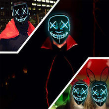 Afbeelding in Gallery-weergave laden, Halloween - LED lichtgevend masker
