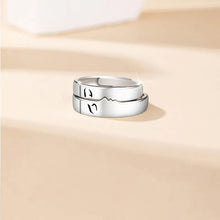 Afbeelding in Gallery-weergave laden, One Kiss Sterling Silver Couple Rings Valentijnsdag Cadeau gids
