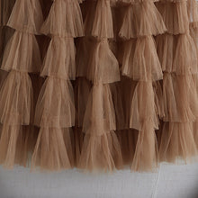 Afbeelding in Gallery-weergave laden, Gelaagde elastische taille tule maxi rok
