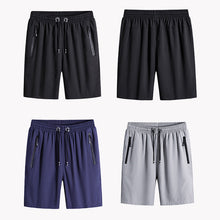 Afbeelding in Gallery-weergave laden, Grote maten ijszijde-stretchshort voor heren

