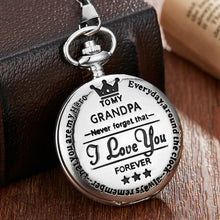 Afbeelding in Gallery-weergave laden, To My Son Quartz Pocket Chain Watch
