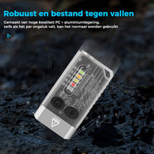 Afbeelding in Gallery-weergave laden, Kleine krachtige EDC-zaklamp met rood UV-blauw licht
