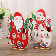 Afbeelding in Gallery-weergave laden, Houten kerstdecoratie met mini hangers
