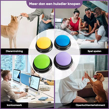Afbeelding in Gallery-weergave laden, Opneembare Pratend huisdier Training-knop
