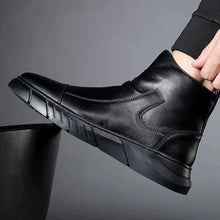 Afbeelding in Gallery-weergave laden, High-top leren Martin-laarzen in Britse stijl voor heren
