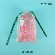 Afbeelding in Gallery-weergave laden, Kerstcadeautassen met trekkoord

