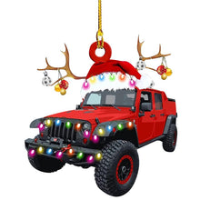 Afbeelding in Gallery-weergave laden, Auto-Boot-Kerstijzer Ornament
