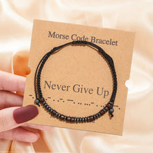 Afbeelding in Gallery-weergave laden, Morse code paar armband
