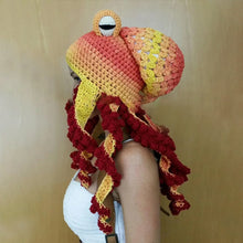 Afbeelding in Gallery-weergave laden, Gehaakte Octopus Hoed
