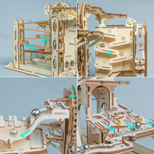 Afbeelding in Gallery-weergave laden, 3D DIY puzzelbaan rollende bal speelgoed

