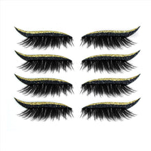 Afbeelding in Gallery-weergave laden, Waterdichte en herbruikbare eyeliner en wimpersticker
