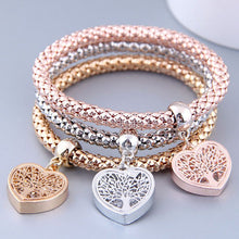 Afbeelding in Gallery-weergave laden, Meerlaagse armbanden voor dames (3 kleuren/set)
